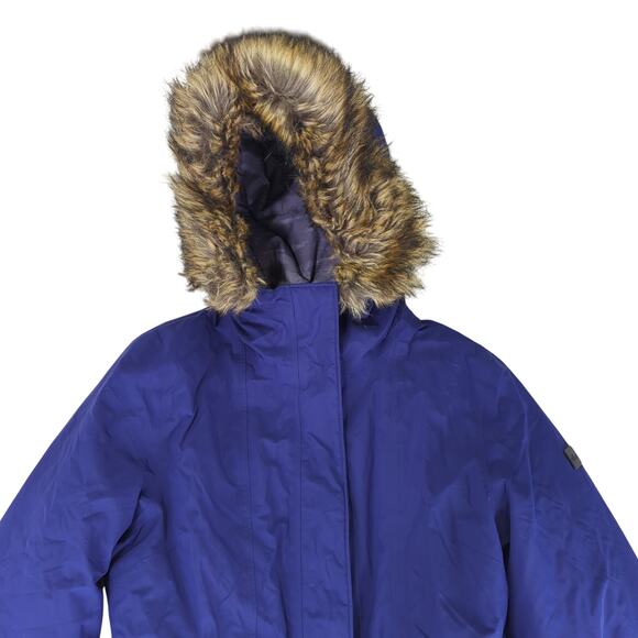 The North Face Dunagiri Down Jacket NF0A2RF8 Belted Parka Women's Small Coat - Picture 3 of 10